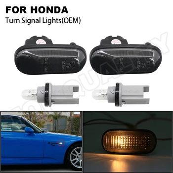 2PCS OE LED Strani Oznako Vključite Opozorilne luči Za Honda S2000 1999 - 2009 Soglasju Državljanske Uvod 1985-2001 CRX 1988-1991 Fit 2007-2010