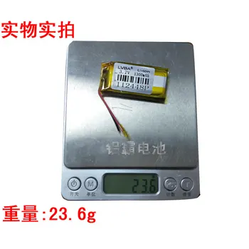 3,7 V litij-polimer baterija za ponovno polnjenje z veliko kapaciteto 1300 Ma band varovalna prehrana zgodba pralni 112448 električni jedro