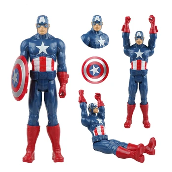30 Cm Marvel Avengers Jouets Thanos Hulk Buster Spiderman, Iron Man, Captain America Thor Wolverine Black Panther Figur Poupées