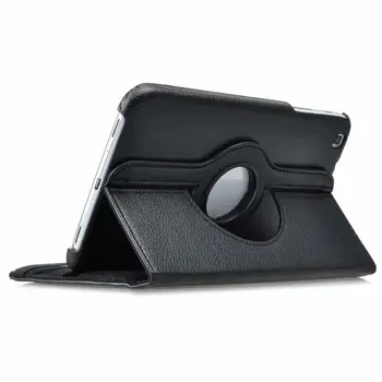 360-Stopinjski Vrtečih PU Usnja Flip Cover Ohišje za Samsung Galaxy Tab 3 8.0