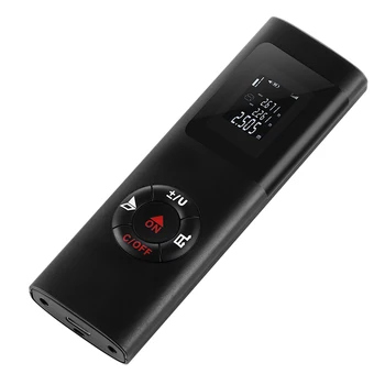 40M LCD Smart Digitalni Laserski Merilnik Obseg Prenosni USB Polnjenje Rangefinder Mini Ročni Merjenje Razdalje Merilnik