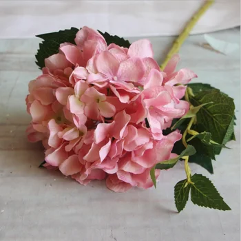 5pcs Svile Hydrangea Umetno Šopek rož Za svate, Dekoracijo Doma Namizni Dekor Dobave Ureditev Ponaredek Cvetje