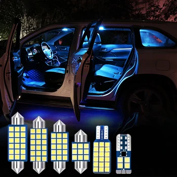 7pcs T10 W5W Festoon LED Žarnice za Avto Notranjost Kupole Branje Svetlobe Prtljažnik, Svetilke Za Honda Stepwgn RG NS NS 2005-2016 Dodatki