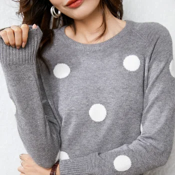 Adohon 2019 ženska pozimi puloverje in jeseni pleteni Puloverji Visoke Kakovosti Toplo Ženski Pika zadebelitev O-vratu