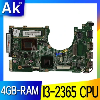 AK X202E Prenosni računalnik z matično ploščo za ASUS X202E X201E S200E X201EP Test original mainboard 4G RAM I3-2365 CPU