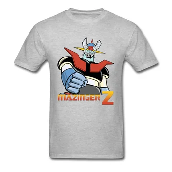 Anime Mazinger Ž T-shirt Moški Majica s kratkimi rokavi Modni Črno Vrhovi Bojevnik, Ljubimec, Oblačila Robot Tees Japonska Klasičnih Anime Tshirt