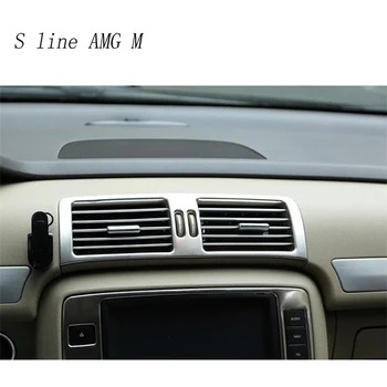 Avto Styling sredinski Konzoli izstopu zraka Trim Okvir Dekoracijo Nalepke Zajema Trim za Mercedes Benz R Razred W251 R300 320 350 400