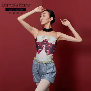 Balet leotards odraslih umetnosti test obliko antenski prakse joge oblačila, vezenje osnovno usposabljanje plesne obleke