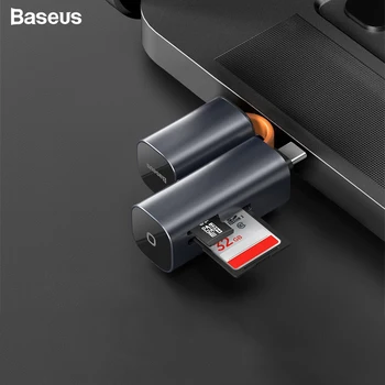 Baseus Kartic Tipa C, USB 3.0, da SD TF Micro SD Adapter za Prenosni RAČUNALNIK Pribor OTG Cardreader Telefon, Mini SD Card Reader