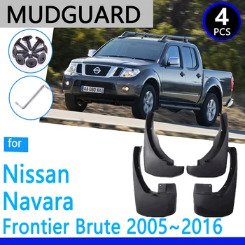 Blatniki so primerni za Nissan Navara Meje Surovo D40 2005~2016 Avto Dodatki Mudflap Fender Auto Nadomestni Deli
