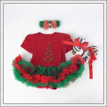 Božič Otroške igralne obleke Baby Dekleta Oblačenja Čipke Novorojenčka Jeseni Bebe Oblačila za Dojenčke Oblačila 3pcs Določa