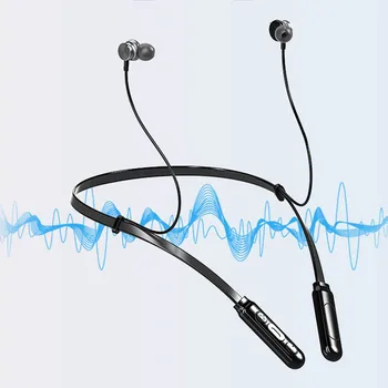 Brezžične Slušalke Bluetooth 5.0 Šport Slušalka Vodotesne Slušalke Hifi Stereo Čepkov z Mic za Xiaomi za Iphone za Samsung