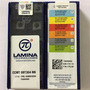 CCMT09T304-NN LT10 Prvotne LAMINA karbida vstavite z najboljšo kakovost 10pcs/veliko brezplačna dostava