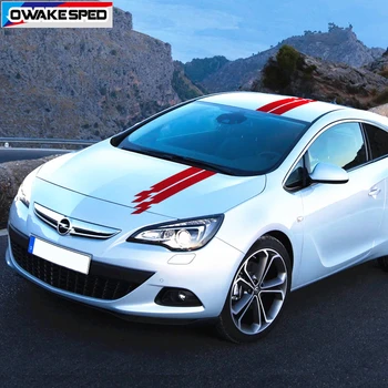 Dirke Lattices Proge Avto Kapuco Streho Dekor Nalepke Za Opel Astra GTC OPC 3-5 Vrata 1 nastavite Auto Telo, Zunanjost Decals