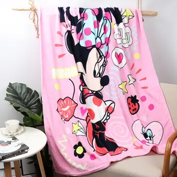 Disney Minnie Mouse Samorog Star Wars Mc Queen Koralni Kožuh Odejo, Vrgel 117x152cm za Dekleta Otroke Poletni Spalni Zajema