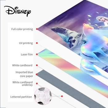 Disney Risanke Puzzle 1000 Kosov Princesa Zamrznjeno 2 Svetlobna Laser Izobraževalne Igrače, Lesene Sestavljanke Marvel Puzzle Odrasli Otroci Puzzle