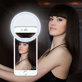 Duszake Selfie Obroč Svetlobe Telefona In Dodatno Razsvetljavo Noč Teme Selfie Povečanje Za IPhone Plus Samsung Pametni Telefon