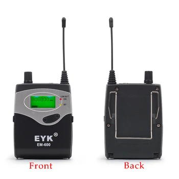 EM-600 UHF Brezžični V Uho Monitor Sistem, Poklicni Stopnji Uspešnosti Uho Spremljanje Sistemov z Eno Bodypack Oddajnik