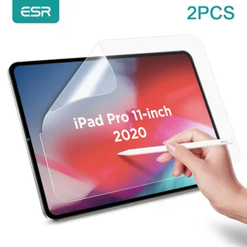 ESR 2Pcs Screen Protector za iPad Pro 2020 11 za 12,9 palčni Papir Občutek Napiše Film HD Anti Blue-ray Slikarstvo Filmov za iPad Pro