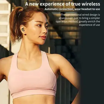 F12 TWS Bluetooth 5.0 Brezžične Slušalke Slušalke Dotik za Nadzor Stereo Slušalke Športne Slušalke LED Zaslon Gaming Auriculare