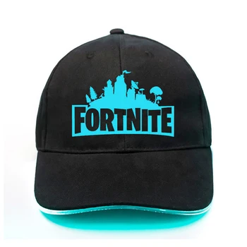 Fortnites esports gaming klobuk svetlobna baseball cap fiber optic skp multicolor darilo za rojstni dan anime slika