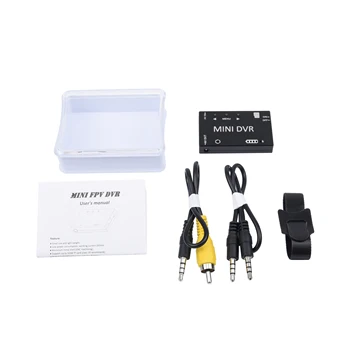 FPV Mini DVR Video Audio Snemalnik FPV Snemalnik Vgrajen 3,7 V 400mah Baterija za FPV RC Multicopters VR Buljiti
