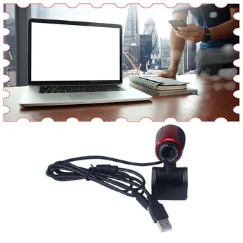 HD Webcam Kamero USB 2.0 Disk-brezplačno HD Video Konference Web Cam, Z Voznikom Mikrofon MIKROFON Za Računalnik Prenosni RAČUNALNIK