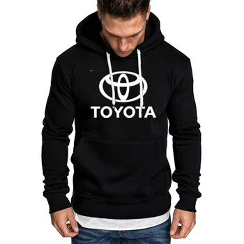 Hoodies Moških Toyota Avto Logo Print Majica Pomlad Jesen Nov Moški pulover s kapuco hip hop harajuku Priložnostne Moda Kapuco Runo tracksui