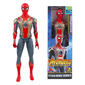 Infinity Vojne Titan Junak Serije Železa Spiderman, Iron Man, Spider-man 30 cm Dejanje Slika Pajek Božično Darilo Igrače Za Boy Otrok
