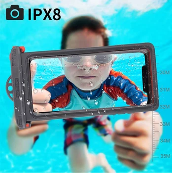 IPX8 Potapljanje Vodotesno Ohišje Za iPhone SE 2020 11 Pro Max 10 X XS XR 7 8 6s Plus Podvodni Telefon Primeru Za Samsung S20 Opomba 10 +
