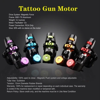 ISKRA Rotacijski Tatoo Pralni Shader & Linijskih 5 Razvrstan Barv Tattoo Motornih Pištolo Za Tatoo Pištolo Motornih Microblading Aluminij Zlitine