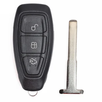 Keyecu SMART brez ključa Inteligentni Daljinski Ključ 3Button 434MHz 4D63 za Ford FOCUS FIESTA KUGA C-Max Kuga Mondeo FCC ID: KR55WK48801