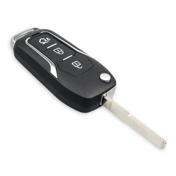KEYYOU 3 Gumbi Spremenjen Filp Avto Daljinski Ključ Lupini za Ford Mondeo Poudarek Fiesta C S Max Max, Galaxy Fob Vstop brez ključa Primeru