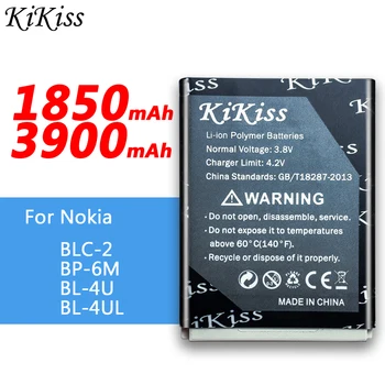 KiKiss Baterija Za Nokia 3310 3330 3410 5510 6800 3510 8900 3120c 3250 6233 N93 9300i 9300 6290 6288 Asha 225 BLC-2 BP-6M z baterijo BL-4U