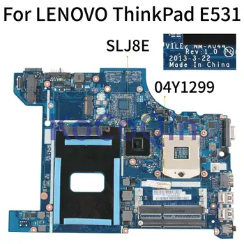 KoCoQin Prenosni računalnik z matično ploščo Za LENOVO ThinkPad EDGE E531 HM77 Mainboard 04Y1299 VILE2 NM-A044 SLJ8E