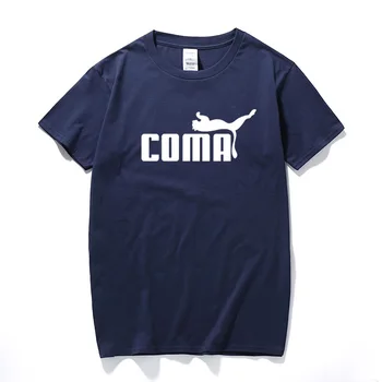 Komi logotip mens t shirt parodija kul trend humoreska komedija šala vrhovi zabavne majice Bombaža, kratek rokav t-shirt mens oblačila