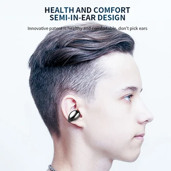 Kostno Prevodnost Bluetooth Slušalke 5.0 Brezžične Slušalke Blutooth Slušalke TWS Slušalke Bloototh Šport Čepkov Za IPhone