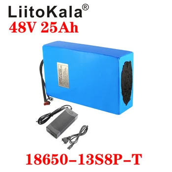 LiitoKala 48V25ah 48V baterija Litij-ionska Baterija 48V 25AH 1000W električna kolesa baterije Vgrajen v 50A BMS+54.6 V 2A polnilec