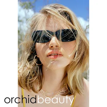 Luksuzne blagovne Znamke Pravokotnik sončna Očala Ženske 2021 Trend Luštna Mačka Oči Sunglass Ženski Retro sončna Očala Odtenkih Za Ženske Modni UV400