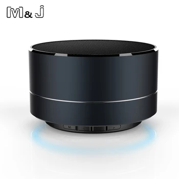 M&J Kovinski Brezžični Bluetooth zvočnik Preberite SD TF kartice Prenosni zvočnik Podpora za Klice Z Mikrofonom Za PC Iphone Sumsang Xiaomi