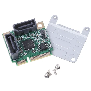 Mini PCI-E PCI express SATA 3.0 pretvornik trdi disk razširitev kartice 2 vrata