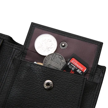 Moda Pravega Usnja Moške Denarnice Poslovnih Moških Bifold Denarnice Denarnica z Kovanca Pocket