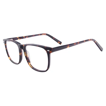 Moški Ženske Acetat Očala Okvir Recept Očala Kvadratnih Očala S Spomladanski Tečaji Za Leče Kratkovidnost Postopno