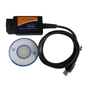 Najboljši ELM327 USB OBD2/OBDII Vmesnik optični bralnik BREST 327 PROTI 1.5 Avto Diagnostiko Optičnega ELM327 V1.5 FT232RL Čip Auto Diagnostično Orodje