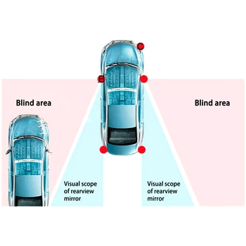 Najnovejši Avto Blind Spot Ogledalo Radarski Sistem za Zaznavanje BSM Mikrovalovna Slepa Pega Spremljanje Pomočnik Vožnja Avtomobila Varnost