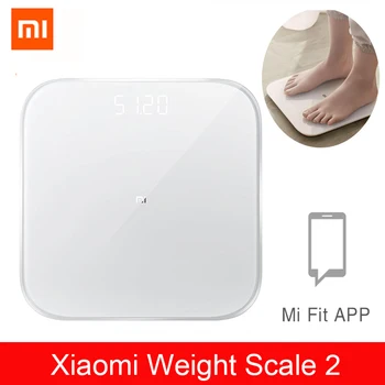Najnovejši Xiaomi Mi Smart Težo Obsega 2 Zdravja Uteži Obsega Bluetooth 5 Digitalne Lestvice Podporo Android, Ios 4.3 9 Mifi app 150 kg