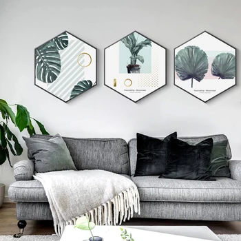 Nordijska Parcelo, Zelena Rastlina, Platno Slikarstvo HD Kaktus Ananas Stenske Slike Za dnevno Sobo Modni Dom Dekor Plakat Wall Art