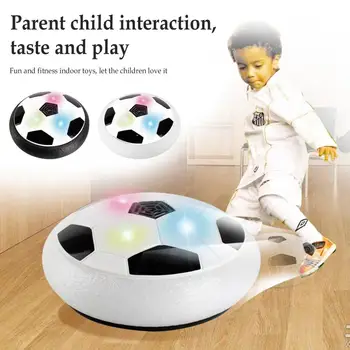 Notranji Igre Otroci Igrače Vzmetenje Nogomet LED Električna zračna Blazina Nogomet Pnevmatski Disk Za Otroke Fant Zaprtih Igra, Igrača