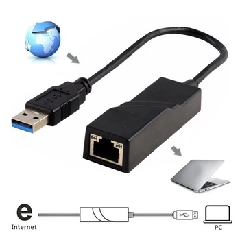 NOV Prihod USB 3.0, da Gigabit Ethernet RJ45 LAN (10/100/1000) Mb / s Omrežna kartica Za Prenosni RAČUNALNIK Win