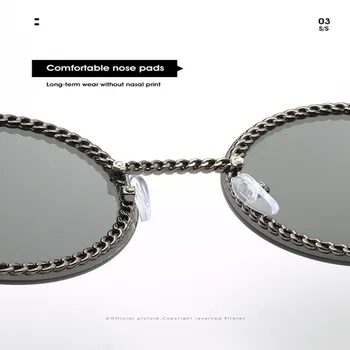 Okrogla sončna Očala Ženske 2020 Luksuzne blagovne Znamke Rimless sončna očala lunettes de sol femme Odtenki Ženske Sunglass zonnebril dames UV400